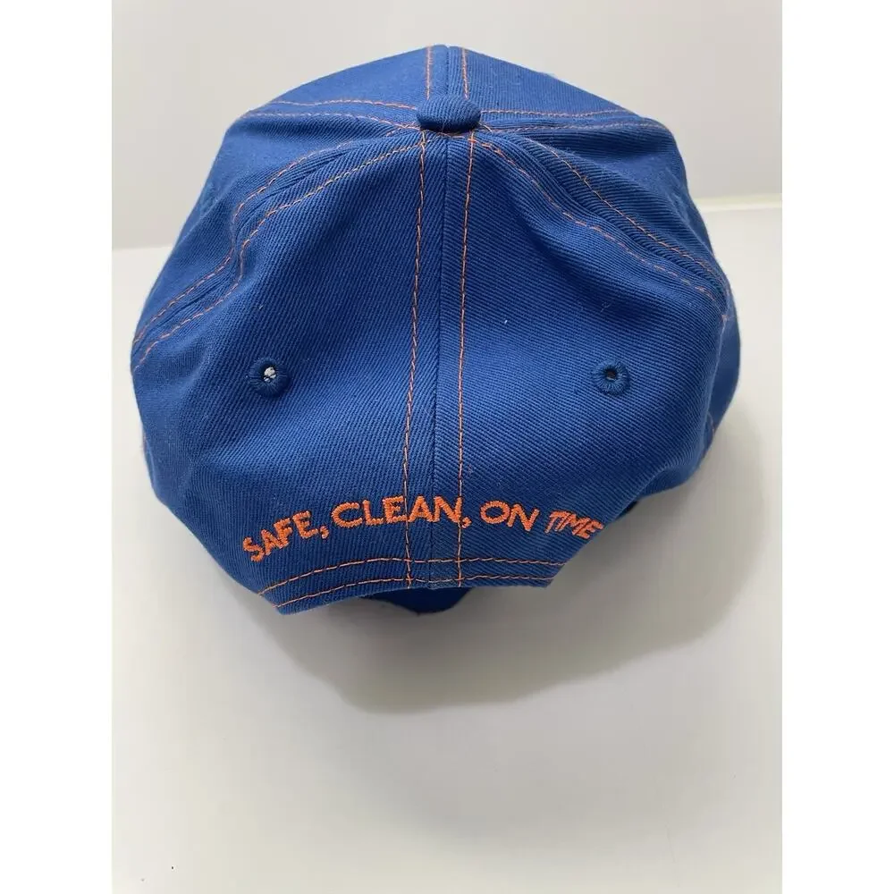 PSSI Packers Sanitation Services Blue Orange Embroidered Logo Baseball Cap Hat